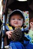 Eddie and his pine cone